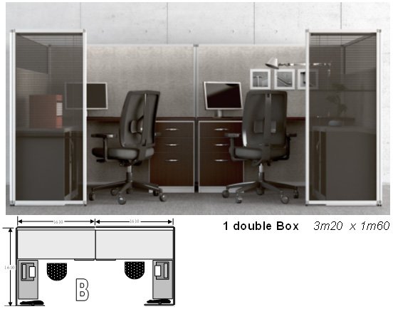 Callcenter Stellwände mit Acrylcarbonat